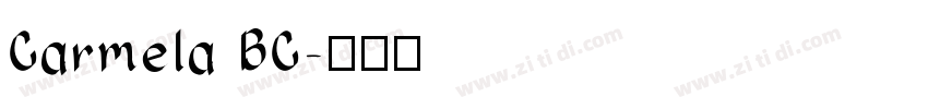 Carmela BC字体转换